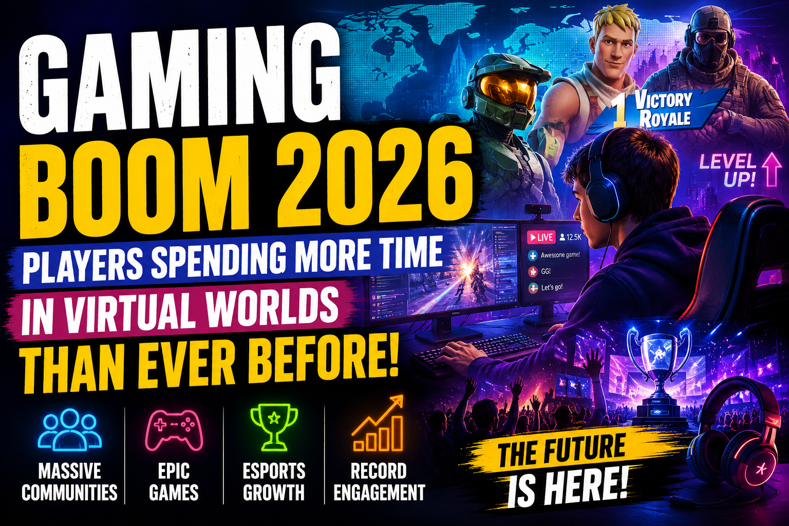 Gaming Boom 2026: Why Millions of Players Are Spending More Time Online Than Ever Before