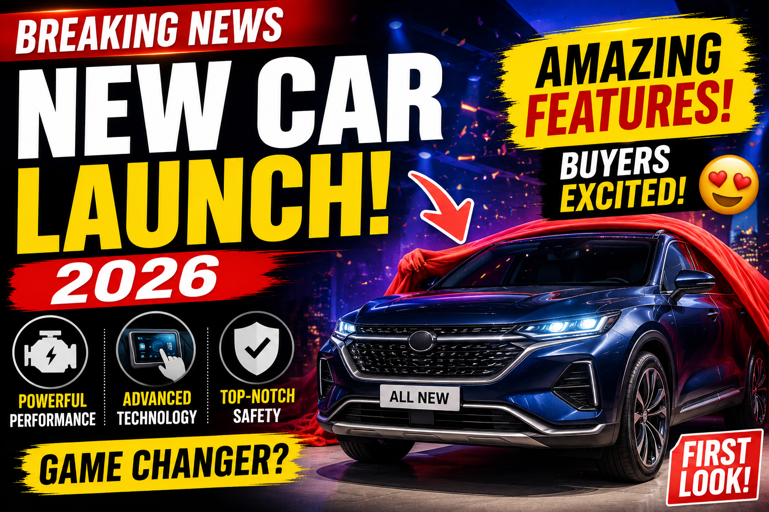 New Car Launch 2026 | Amazing Features Revealed | Auto Industry Buzz!