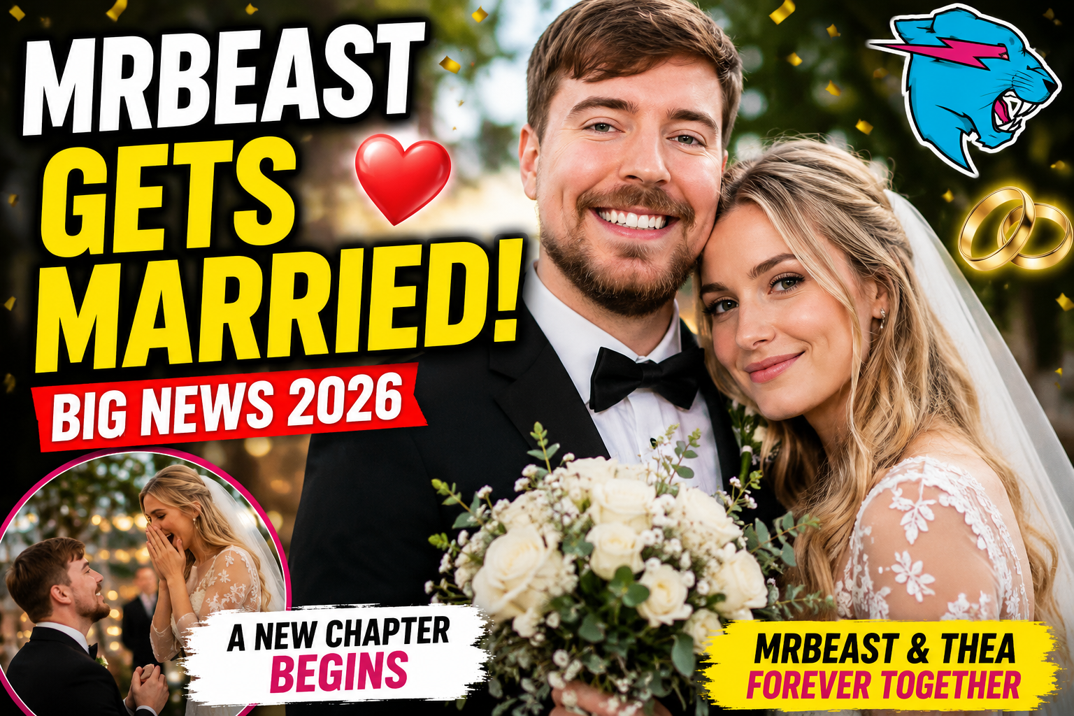 MrBeast and Thea Booysen Are Officially Married!