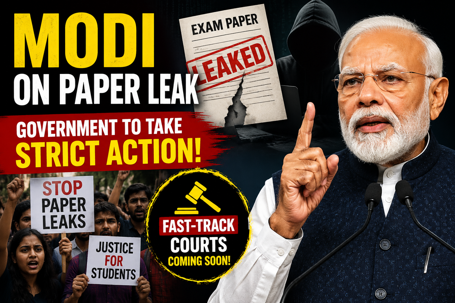 Modi on Paper Leak