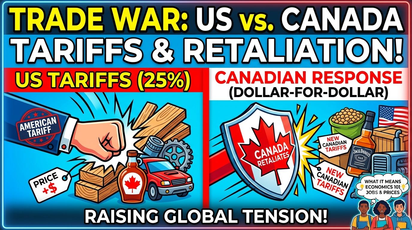 US Canada Tariffs: Trump’s 50% Tariff & Canada’s Response Explained