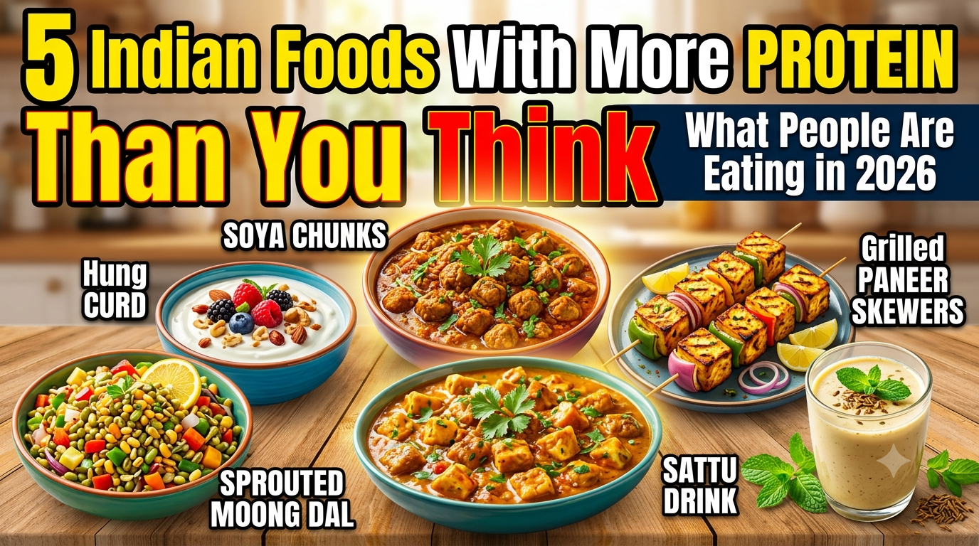 5 Indian Foods With More Protein Than You Think — What People Are Eating in 2026